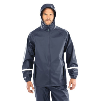 Prism PU waterproof jacket with reflective strips